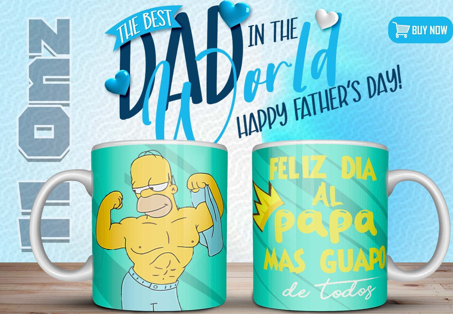 TRANSFER SUBLIMACION PARA TAZA 11OZ MM146 PAPA