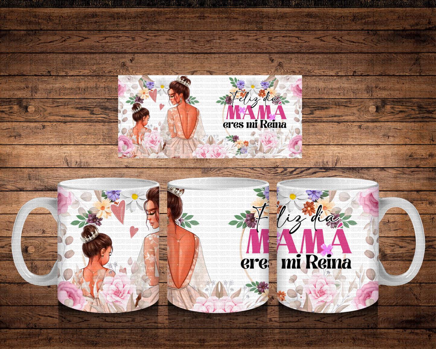 TRANSFER SUBLIMACION PARA TAZA 11OZ J27 MAMA 2025