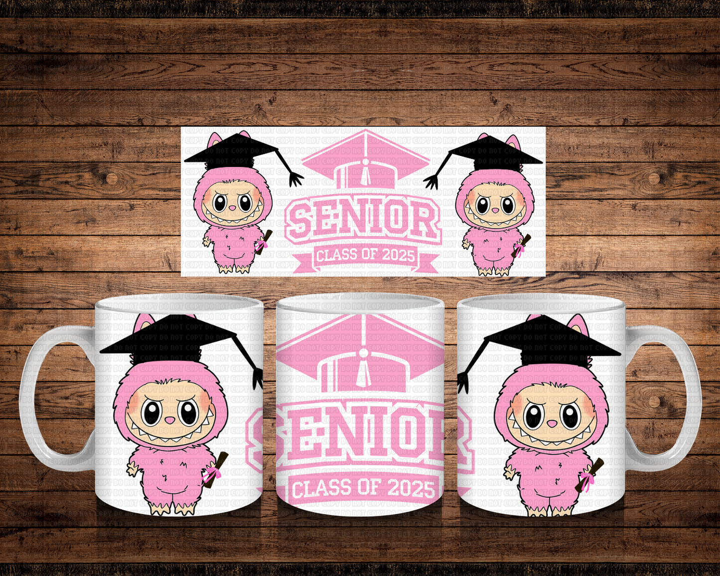 TRANSFER SUBLIMACION PARA TAZA 11OZ J22 LA BUBU SENIOR