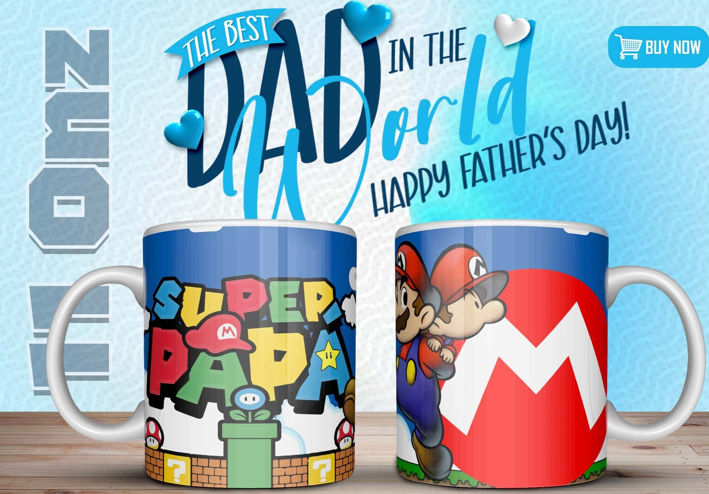 TRANSFER SUBLIMACION PARA TAZA 11OZ MM146 PAPA