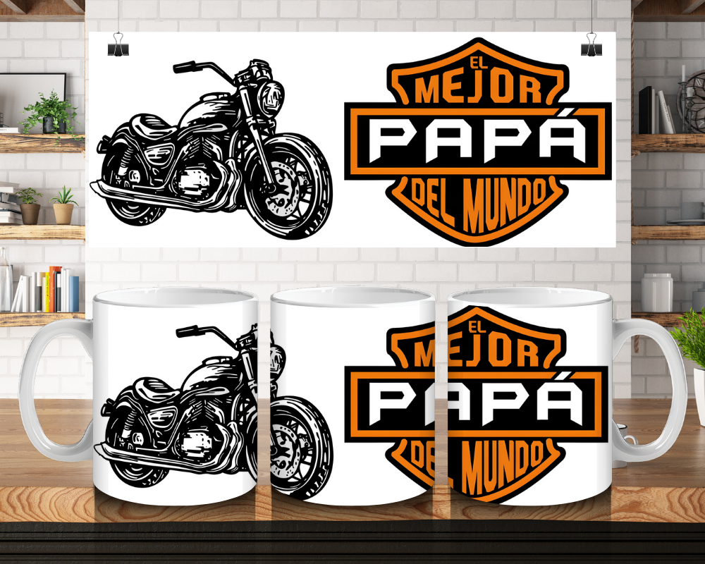 TRANSFER SUBLIMACION PARA TAZA MM158 PAPA
