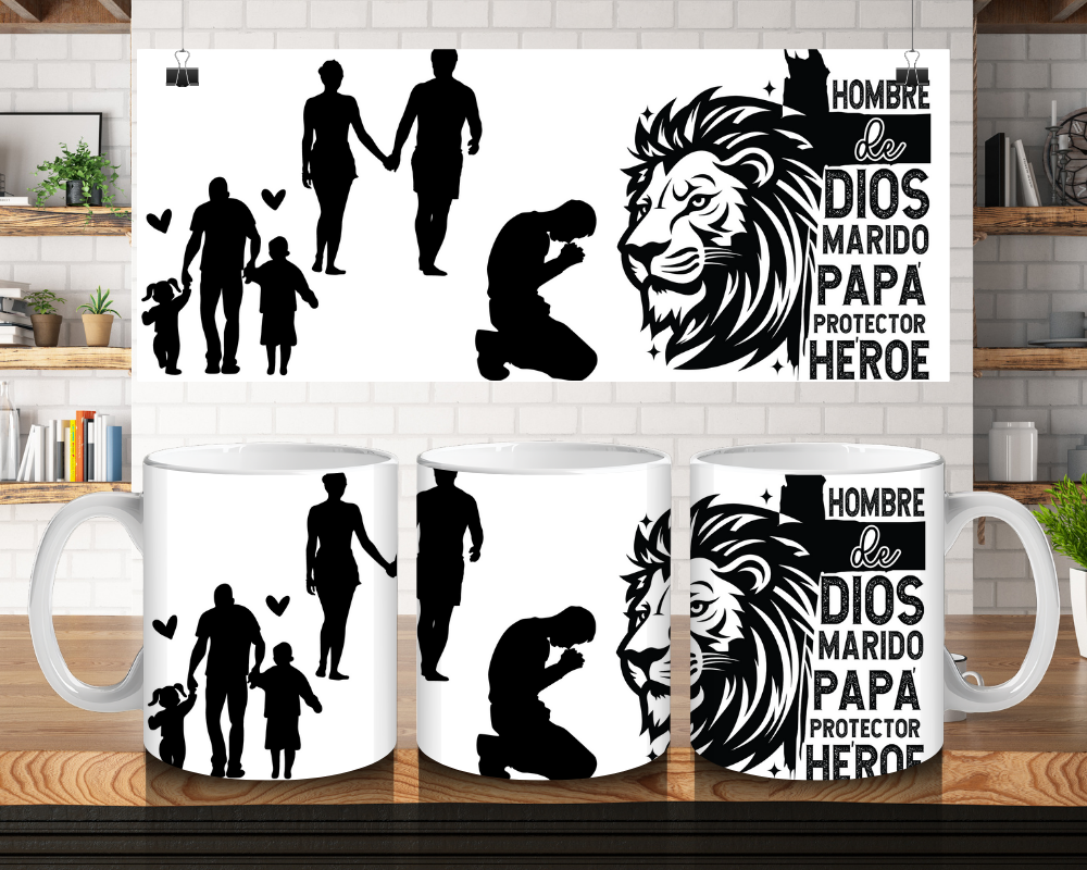 TRANSFER SUBLIMACION PARA TAZA MM159 PAPA