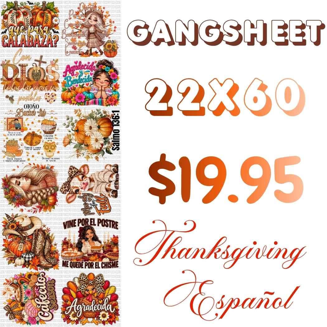 GANGSHEET 22X60 FALL 2026#3 ESPAñOL