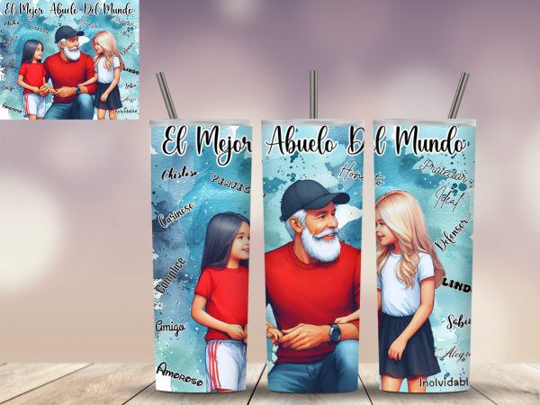 TRANSFERENCIA DE TUMBLER 20 OZ S790 papa/abuelo