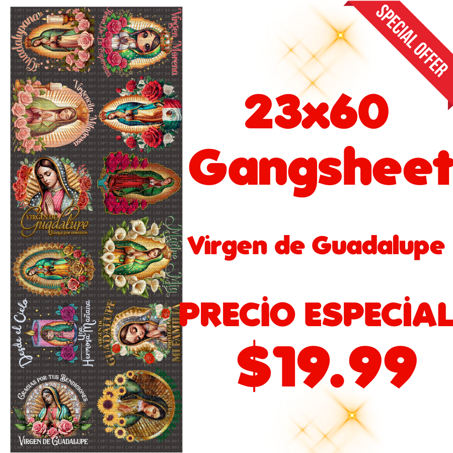 GANGSHEET VIRGEN 2025