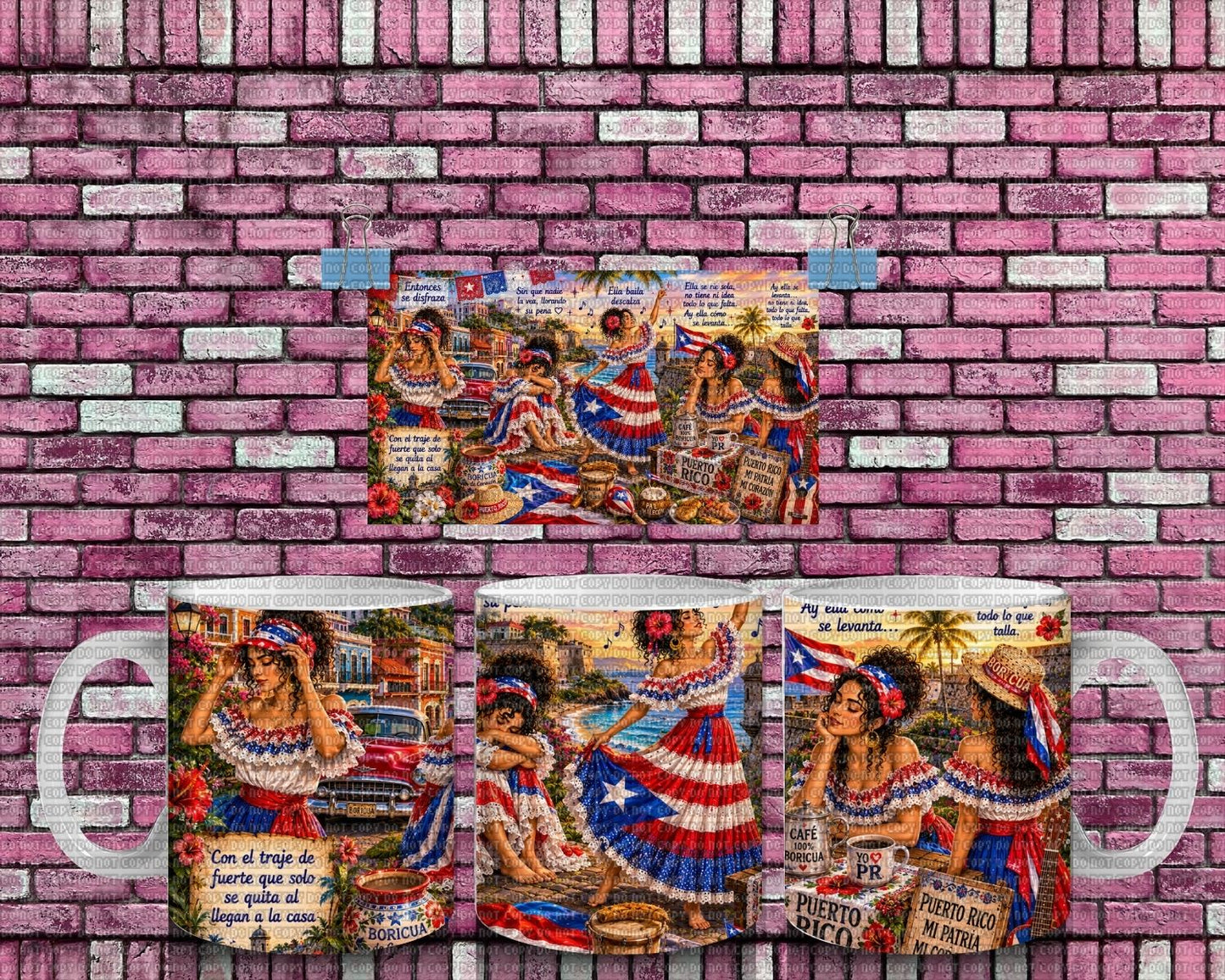 TAZA 11 OZ KANY CANCION PLB2020 PUERTO RICO