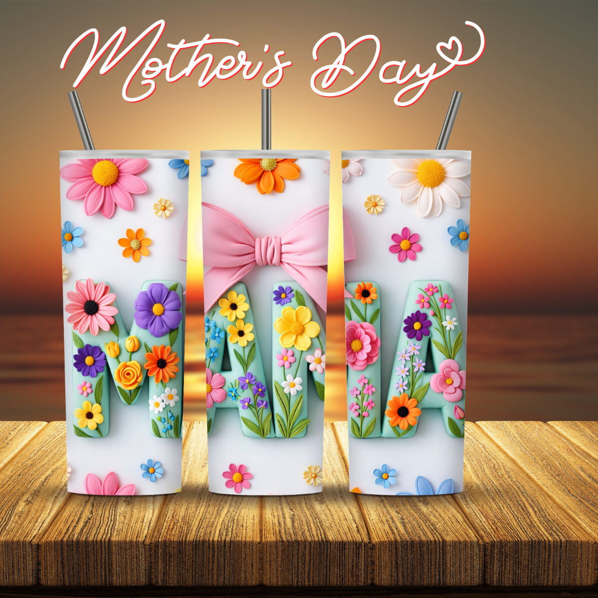 SUBLIMACION TUMBLER 20 OZ M008 MAMA