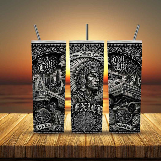 SUBLIMACION PARA TUMBLER 20 oz CHICANO W4012
