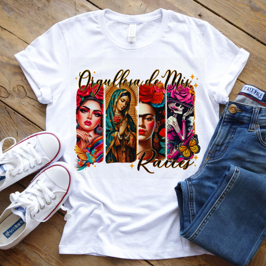 DTF TRANSFERS D010 ORGULLOSA DE MIS RAICES