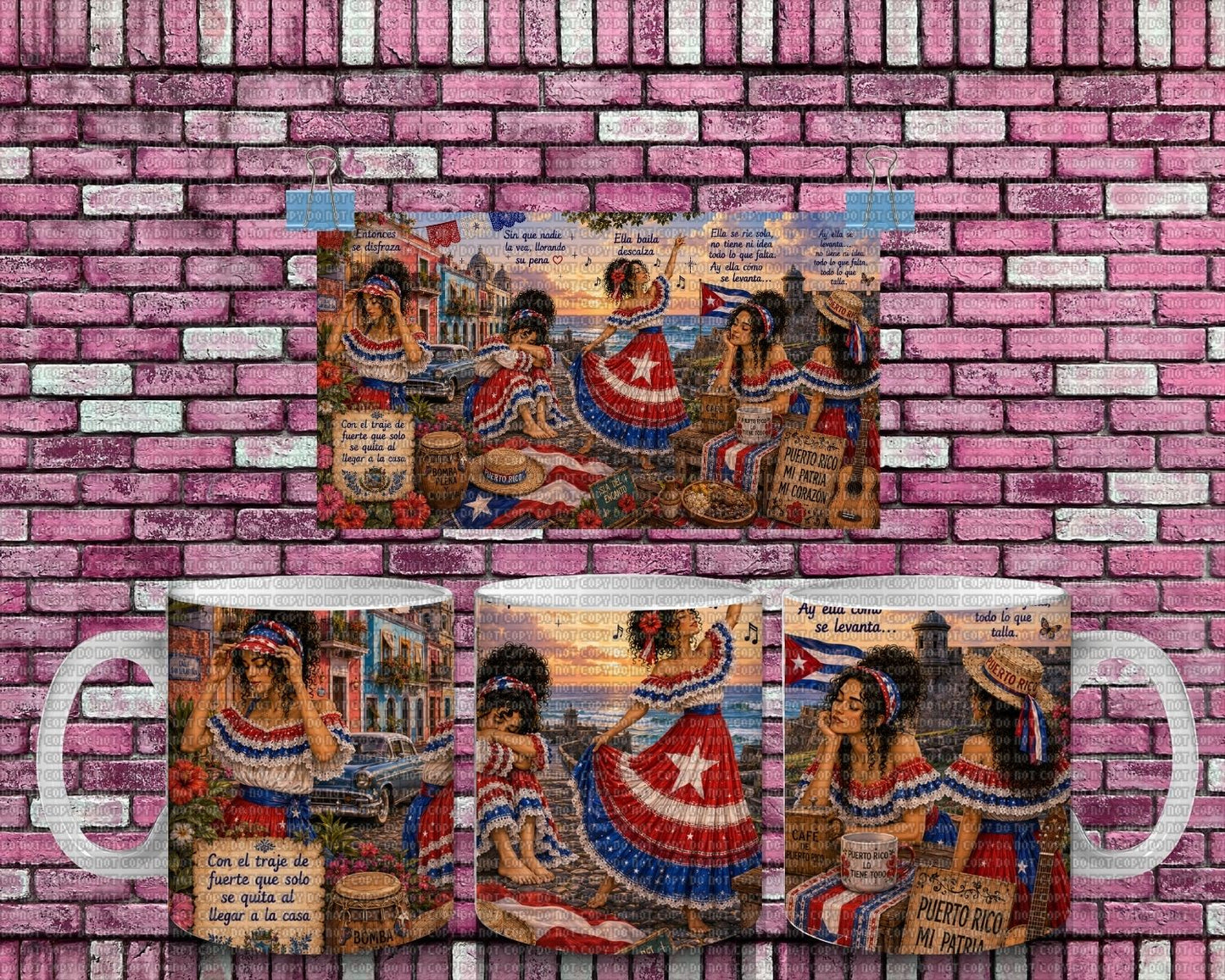 TAZA 11 OZ KANY CANCION PLB2021 PUERTO RICO #2