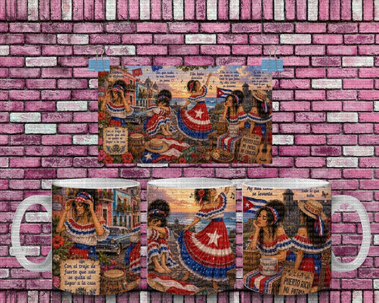 TAZA 11 OZ KANY CANCION PLB2021 PUERTO RICO #2
