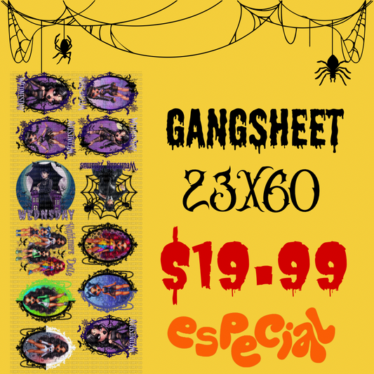 GANGSHEET 22X60 halloween
